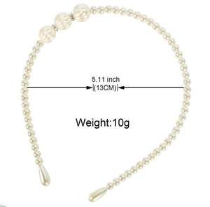 <span class=keywords><strong>2020</strong></span> nuevo de <span class=keywords><strong>verano</strong></span> multicolor perla diadema de las mujeres rhinestone bandas de chicas pelo accesorios joyería de moda - Product Image 5