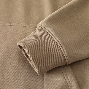 Bonnet tricoté personnalisé unisexe à capuche, couleur unie, 380 g/m², épaules tombantes, 61,9 % coton, 38,1 % fibre de polyester, style pull d'automne - Product Image 5