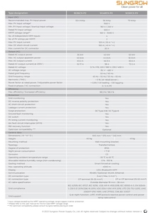 Inversor solar multi-mppt <span class=keywords><strong>Sungrow</strong></span> de alta eficiencia de 1000V CC para sistema fotovoltaico - Product Image 3