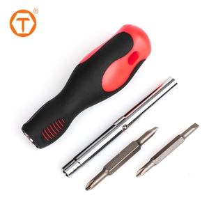 6 In 1 Portable Double Head Screw Driver Destornilladores Multi-purpose Reversible Double-ended <strong>Screwdriver</strong> Set - Product Image 1