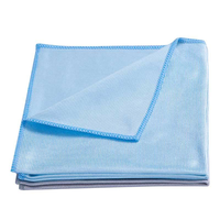 Serviette en microfibre pour vitres, légère, luxueuse, 200-300 g/m², 30*40 cm et 40*40 cm, étiquette personnalisée, séchage rapide