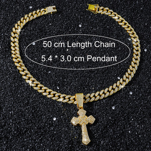 2026 Hot Selling Hiphop Style Retro <b>Cross</b> Pendant Necklace Cool Personalized Design Men's Necklaces Fashion Jewelry Wholesale - Product Image 5