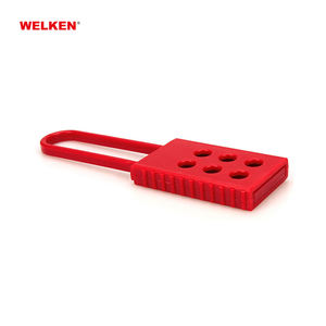 मल्टी-लॉक हैप्स 6 होल सुरक्षा लाल नायलॉन इन्सुलेशन लॉक-आउट टैगआउट टैगआउट टैगआउट टैग - Product Image 4