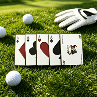 Marcador de Pelota de Golf de Cobre Magnético Personalizado con Diseño de Anime Único para Sublimación, Collar con Marcador de Pelota de Fútbol, Surtido en Blanco para Grabado