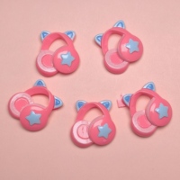 100 pezzi in resina per la registrazione di musica auricolari Flatback cabochon Scrapbooking per la decorazione del guscio del telefono fai da te gioielli fai da te che fanno accessori