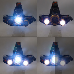 TS Lighting Linterna Frontal Linterna De Cabeza Recargable USB 4 Modos De Luz Faro <span class=keywords><strong>LED</strong></span> para Camping - Product Image 5