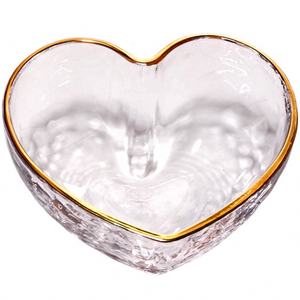 Irregolare ciotola di <span class=keywords><strong>vetro</strong></span> a forma di cuore piccolo ciotola - Product Image 1