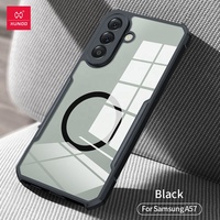 Étui Xundd pour Samsung Galaxy A37 A57 A27 A17 A56 A36 5G Protection antichoc de l'appareil photo Protection en acrylique TPU Transparent Housse de protection