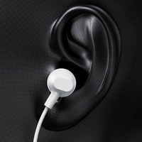Headset Universal Berkabel USAMS EP-47, Earphone Berkabel dengan Jack 3.5mm, Earphone In-Ear dengan Tombol Kontrol untuk Android