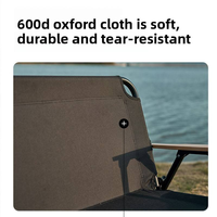 Chaise pliante d'extérieur légère et portable, design ergonomique avec accoudoirs, chaise double pour les fêtes et les plages