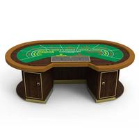 Table de poker Baccarat personnalisée professionnelle de luxe YH 96 pouces à vendre