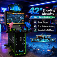 Vente en gros usine : Machine de jeu d'arcade simulateur de tir Alien Extermination avec écran LCD 42 pouces, à monnayeur, pour parcs d'attractions