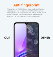 Protecteur d'écran HUAHUO HD en verre trempé 9H pour Samsung A25 A15 A05 0.33mm couverture de téléphone portable incassable