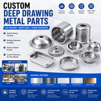 Servicio de Fabricación de Metal de Precisión Personalizada, Piezas de Chapa Metálica de Acero Inoxidable y Aluminio, Estampado Profundo