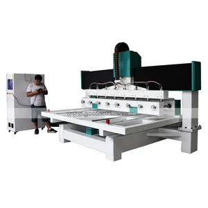 GoodCut עץ CNC נתב עם רוטרי עבור Woodenworking עם גודל התאמה אישית