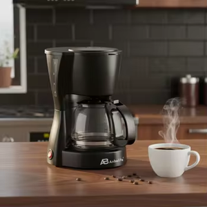 ANBOLIFE Nouvelle cafetière à filtre 0,6 L <span class=keywords><strong>grande</strong></span> capacité en plastique avec fonction maintien au chaud pour usage familial - Product Image 3