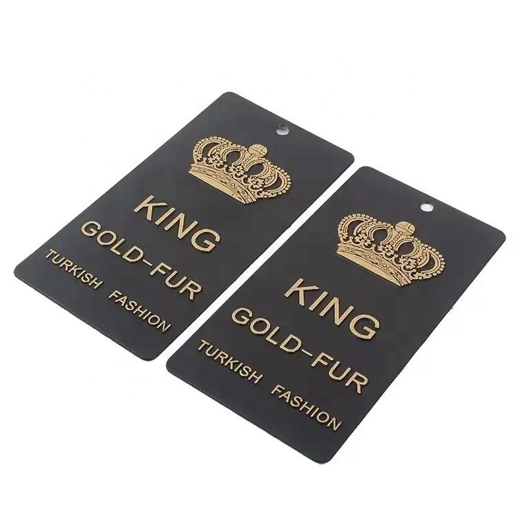 Custom Golden Foil Printing Embossed Logo
