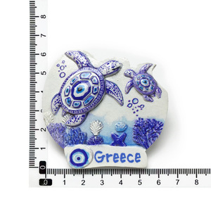 Imán de Resina 3D con Diseño de <span class=keywords><strong>Tortuga</strong></span> Marina y Encanto Mediterráneo, Temática de Grecia - Product Image 4