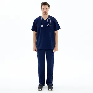 Groothandel Stijl Stretch Korte Mouw Stof Xxs Petite Scrubs Ziekenhuis Uniformen Medische Scrubs