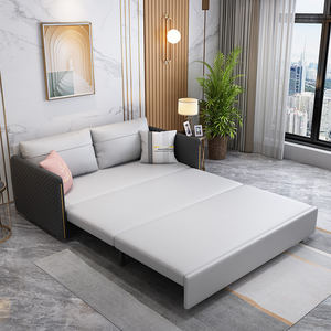 चमड़े के बिस्तर और सोफे 2 1 उच्च गुणवत्ता वाले नवीनतम डिजाइन सस्ती कीमत रात और दिन सोफे बिस्तर - Product Image 2