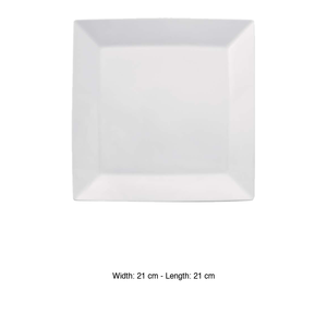 Merid Square Flat Plate 21 × 21 cm Gural 12-Mer29Du00 - Product Image 3