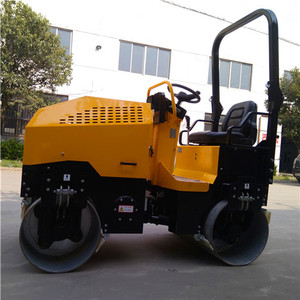 Steamroller-máquina de construcción de carreteras, equipo de conducción hidráulica, Rodillo mecánico vibratorio de 2 toneladas - Product Image 4