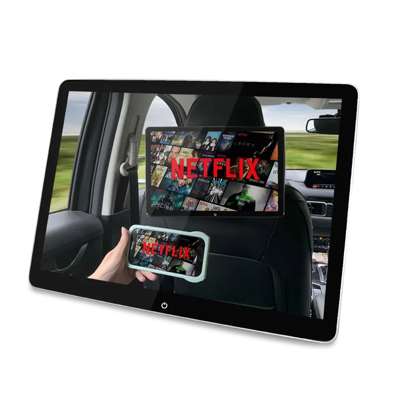 Fashion new android11.0 rear seat car entertainment tv screen 10.5inch 11.6inch 12inch 13.3inch 14inch car headrest monitor