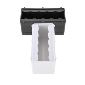 Caja de almacenamiento para tabla de SUP, 55 cm x 12,8 cm x 6 cm, de plástico, negra y blanca, portátil, para accesorios de tabla de paddle surf. - Product Image 5