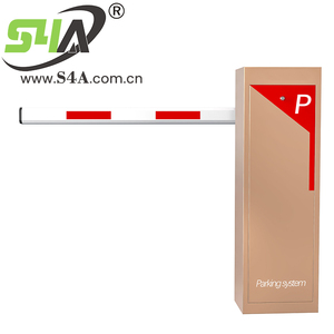 S4A, venta al por mayor, seguridad de fábrica, estacionamiento automático DC24V, Motor sin escobillas, puerta de barrera de pluma de tráfico con brazo telescópico de 3-6m - Product Image 1