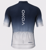 Maillot de cyclisme pour homme personnalisé, respirant, 100% polyester, poches zippées, manches courtes, position du logo personnalisé, impression numérique
