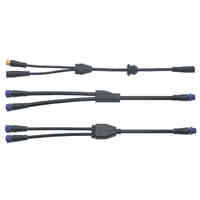Connecteur en Y pour câble solaire, 2-8 broches, coupleur de fils parallèles 2-1, prise mâle-femelle, connecteur d'alimentation étanche IP67
