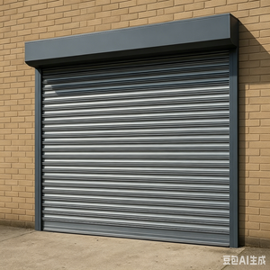 Puerta de Garaje Moderna Plegable Automática de Vidrio, Aleación de Aluminio, Insonorizada, Aislamiento Térmico, Antirrobo, Residencial, Villa, Personalizada - Product Image 2
