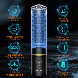 Fabrieksdirect mannelijke automatische zuigvibratie trainingspuls vliegtuigbeker stimulerende volwassen masturbatie-apparaat - Product Image 5