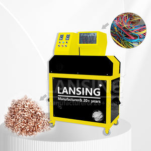 Petit équipement de recyclage de ferraille 90 kg/h Déchiqueteuse de déchets métalliques en fil de cuivre Machine de recyclage de cuivre - Product Image 1