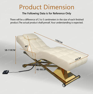 Modernes Luxus gebogenes Wimpern bett Elektrisches SPA-<span class=keywords><strong>Massage</strong></span> bett Benutzer definiertes Wimpern verlängerung sbett <span class=keywords><strong>Salon</strong></span> Beauty Bed - Product Image 3