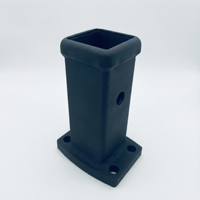 Nuevo Adaptador de Tubo Receptor para Enganche de Remolque de 2 Pulgadas, Resistente, Montaje Universal en Parachoques, Antioxidante, Recubrimiento en Polvo Negro Mate