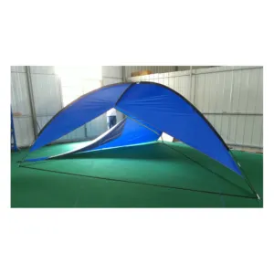 خيمة كبيرة للحماية من الشمس uv400 50 +, مظلة كبيرة مقاومة للماء 4.8 متر ، شعار العميل ، للشاطئ ، مناسبة للخروج