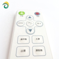 Control Remoto Infrarrojo Inteligente para TV, 11 Botones, Blanco, Personalizado, OEM/ODM de Fábrica, Transmisor LED para Hogar Inteligente con Batería CR2025, Plástico ABS