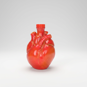 Decantador de Cerámica en Forma de Corazón Rojo <span class=keywords><strong>Sangre</strong></span> Personalizado, Botella de Almacenamiento de Vino de Cerámica para Bar y Regalos Navideños - Product Image 1