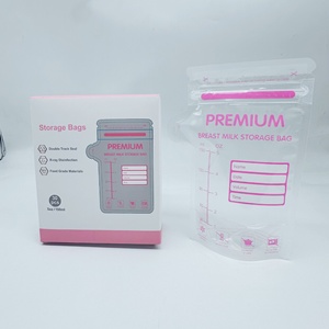Sacs de congélation pour lait maternel 250 ml avec pompe, 30, 60, 120 unités, pochettes de conservation en PET pour l'allaitement, emballage anglais pour mamans actives et alimentation de bébé - Product Image 4
