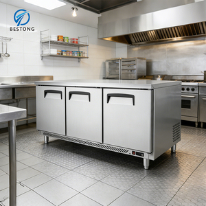 Congélateur sous comptoir ETL, congélateur et réfrigérateur sous comptoir, table réfrigérée en acier inoxydable pour la préparation des aliments - Product Image 5