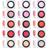 MissGel 63 Couleurs Gel d'Extension Acrylique Moyen Solide de Construction Dur pour Renforcer les Ongles