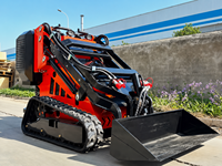 Mini-chargeuse sur chenilles CYV Chine, moteur diesel, haute efficacité, machinerie agricole, godet de 0,08 m³