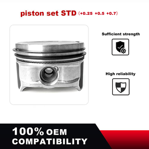 ลูกสูบเครื่องยนต์คุณภาพสูง Raceorly B51.8T ขนาดกระบอกสูบ 81 มม. พร้อมแหวน  OEM 06B107099AG 06B107099R ชุดลูกสูบ - Product Image 3