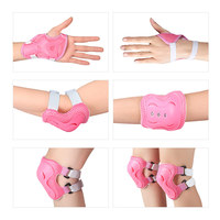 Ensemble de protection complet pour enfants pour le roller, le skateboard, la trottinette et le vélo, avec protections respirantes en PE pour les genoux, les coudes et les poignets