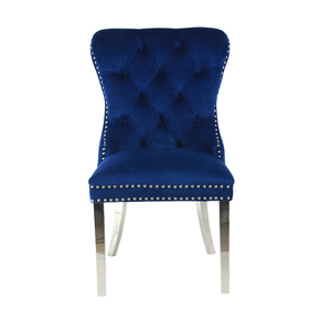 Inicio Comedor Muebles Sillas Luz Lujo Azul Restaurante Top 6 Sillas de comedor - Product Image 3