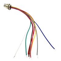 Assemblage de capteur de câble de prise étanche M8 câbles d'alimentation de connecteur circulaire 3pin 4pin 5pin 6pin