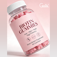 Gummies OEM en Gros pour Cheveux, Peau et Ongles à la Biotine, Vitamines Beauté Pousse de Cheveux Nature