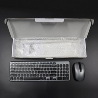 İngiltere düzeni bilgisayar aksesuarları 2.4Ghz USB optik mini kablosuz fare klavye Combo ev ofis için PC dizüstü bilgisayarlar