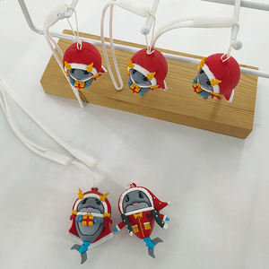 Porte-clés en silicone personnalisés, porte-clés de personnages de dessins animés personnalisés avec cordon pour un usage quotidien et accessoires de collection - Product Image 3